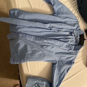 Vineyard vines Blue Checkered Men's Shirt